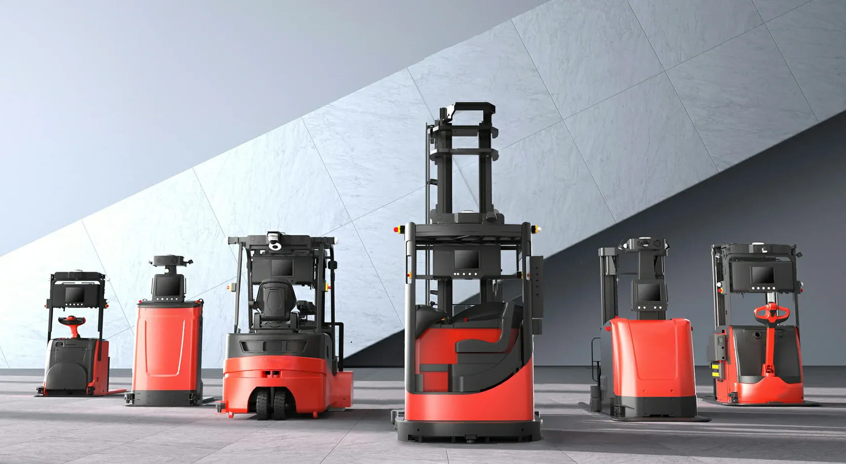 5 AGVs